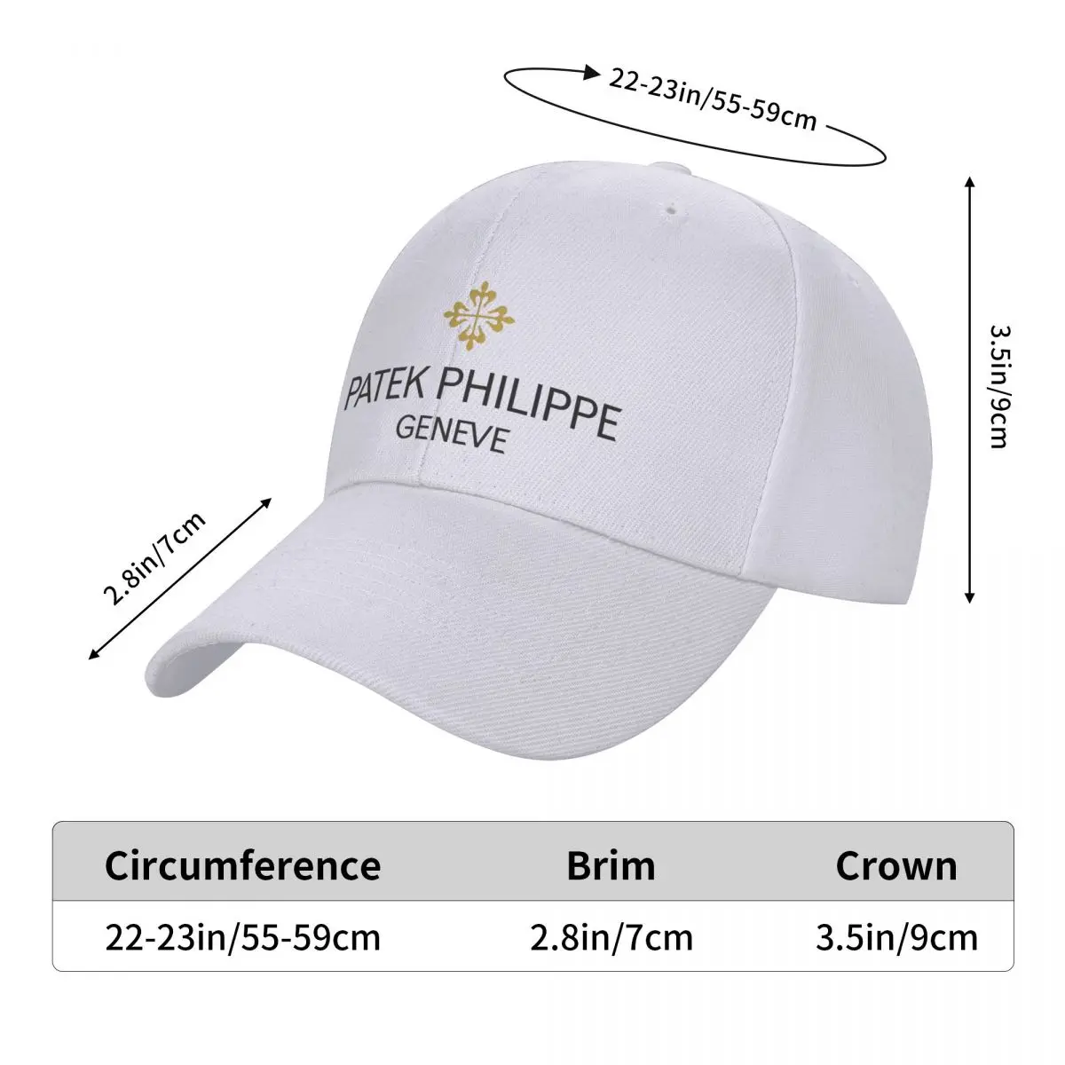 Patek Philippes Logo Cap Adult Hip-Hop Hats Trucker Worker Cap Racing Cap Adjustable Polyester Baseball Cap Winter