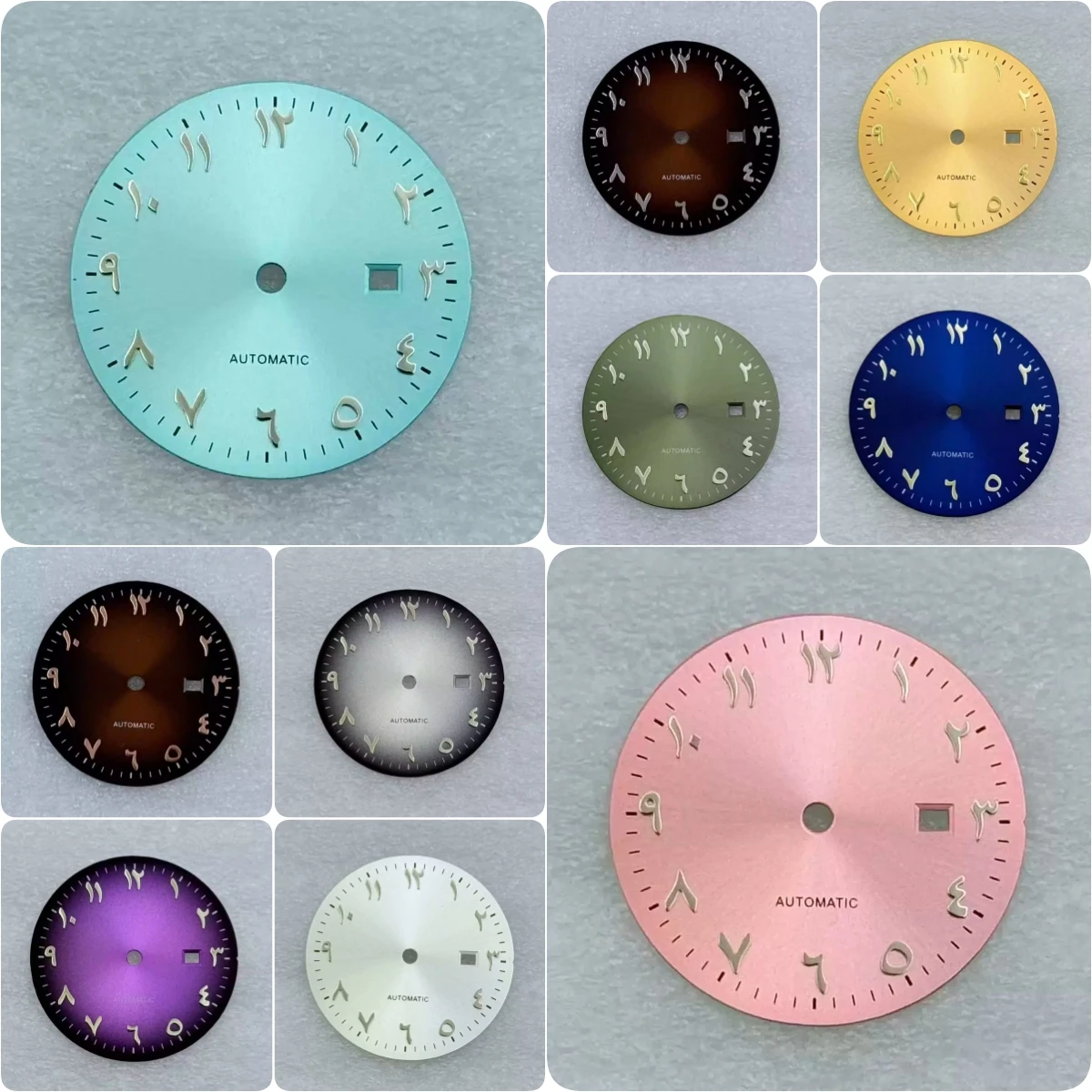 24.5mm No Logo Arab Dial Fit NH05 Movement No Luminous Lady's Watch Modification Accessories Custom Logo
