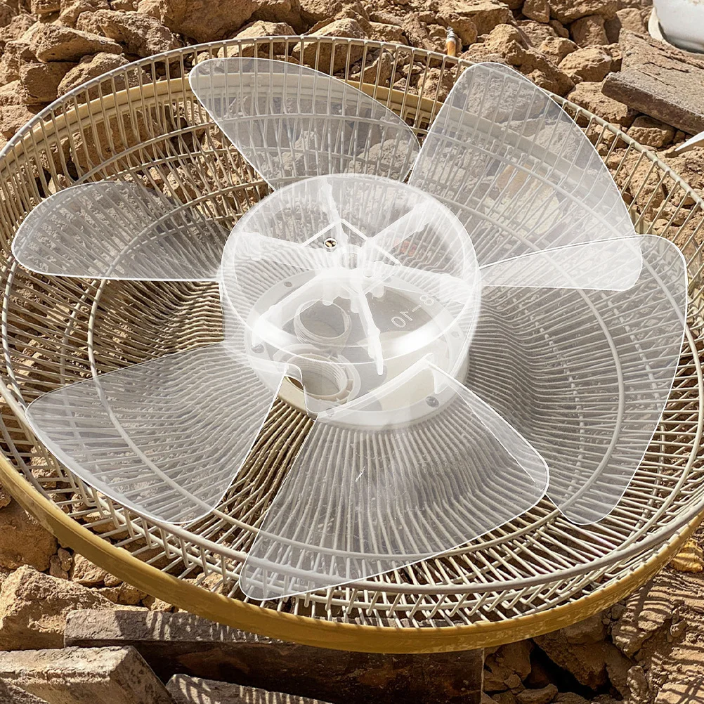 

2 Pcs Fan Blades Parts Accessories PP Electric Leaves for Standing Fans Replacement