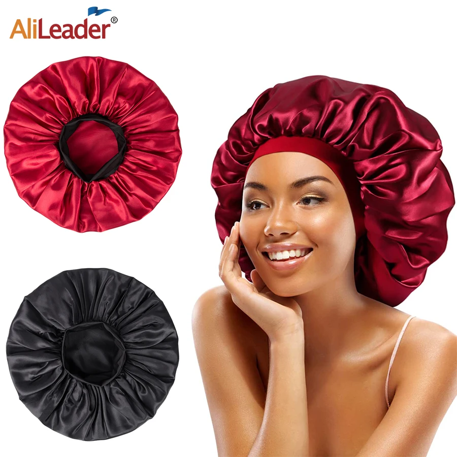 Alileader Satin Edge Laying Scarf Edge Wraps For Hair Wigs Satin Headband For Makeup, Facial,Sport,Yoga Women'S Satin Headband