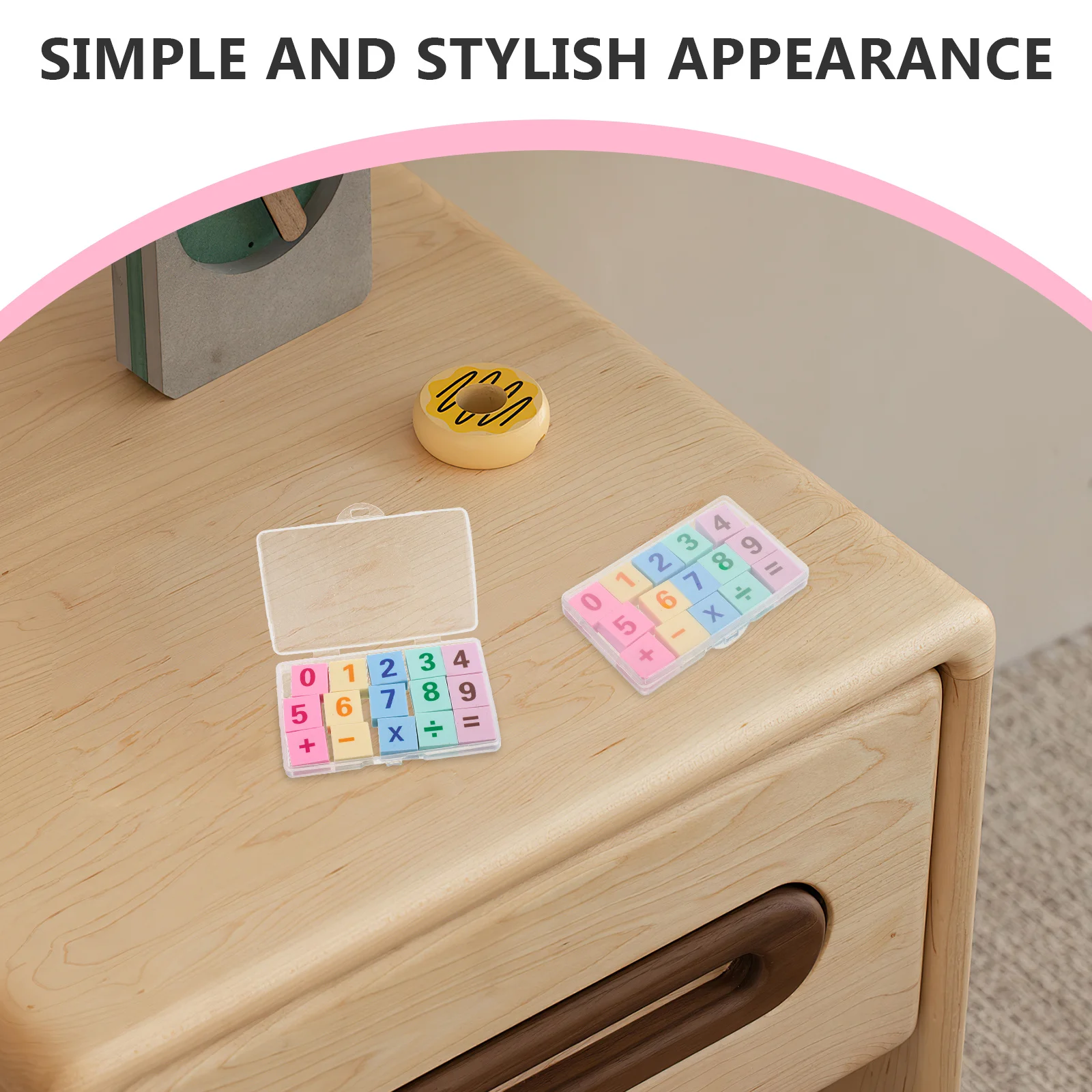 

60Pcs Kids Puzzle Erasers Educational Math Games Bulk Classroom Prizes Party Favor Rewards Supplies Fun Erasers for Kids