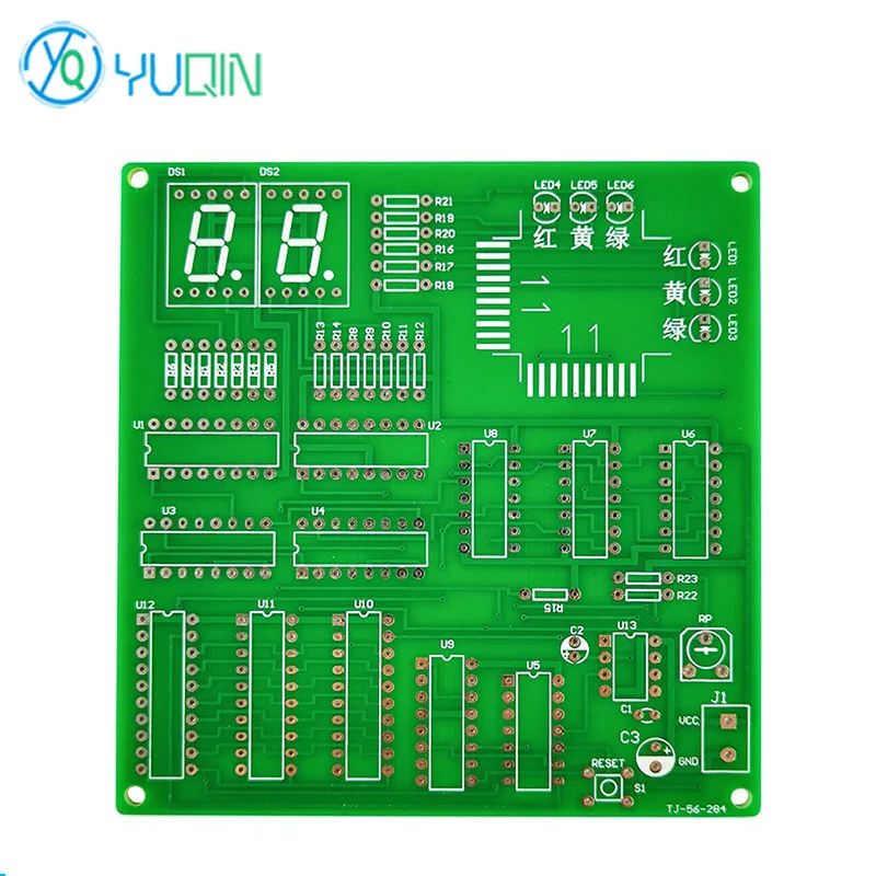 DIY Electronic Production Kit for Traffic Light Timing Control System Signal Welding Exercise Parts