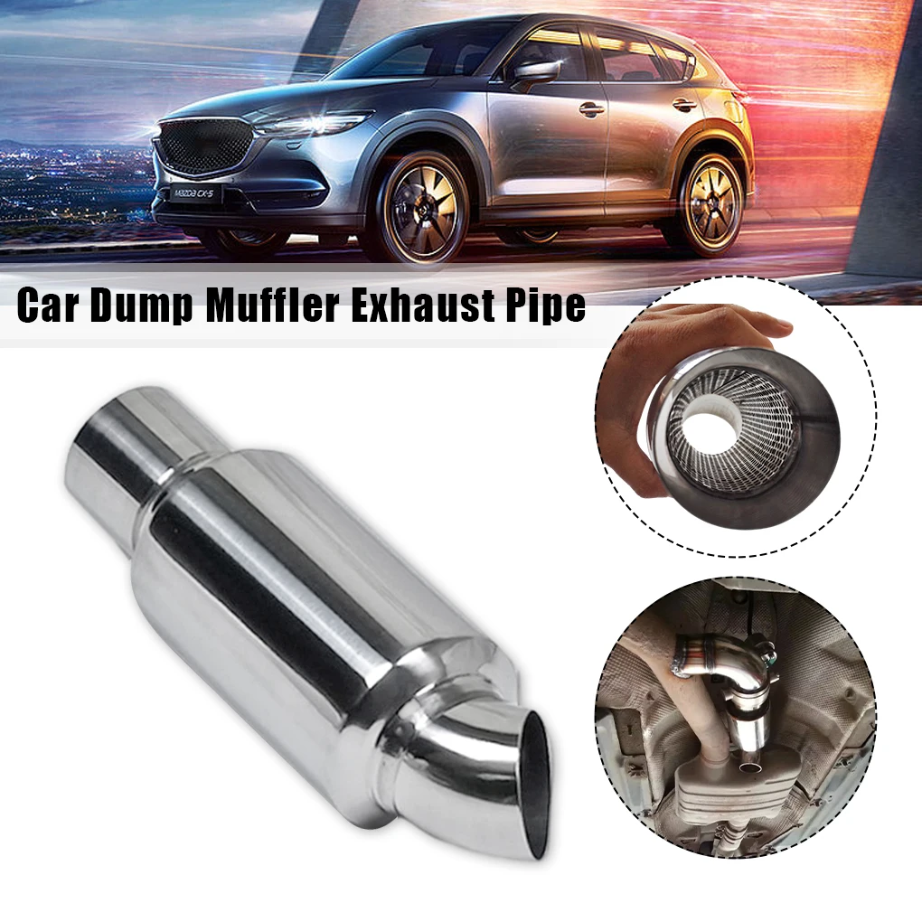 

Silver Powerful Car Exhaust Tailpipe - Better Exhaust Output Stylish Improved Exhaust Flowing