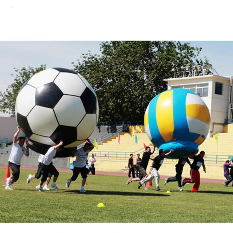 Outdoor Team Building Inflatable basketball football /Inflatable Racing Tubes /Inflatable Jumping Tube Games