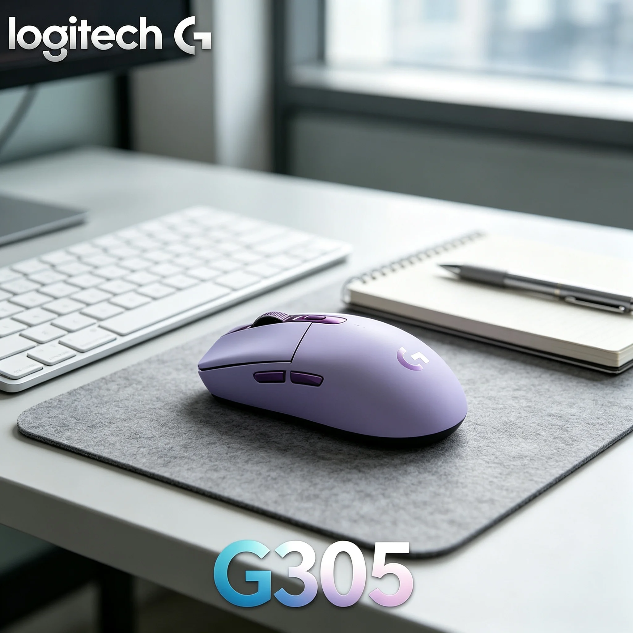 Logitech G305 Wireless E-sports Mouse, High Precision Optical Sensor, Stable Anti-interference Signal for Gaming and Daily Offic