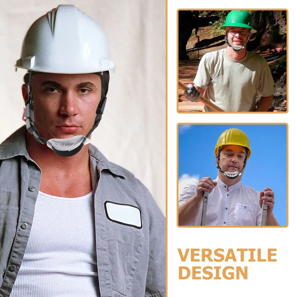 3 Pcs Chin Strap Protective Sponge Construction Hard Hat Abs Accessory Nylon