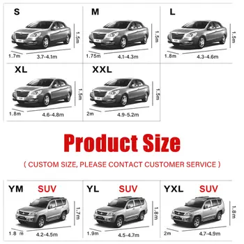 防水汽車罩 防冰雹罩 遮陽篷 全車外部防風雨罩 通用型汽車外罩 10 最佳銷售 汽車冰雹防護 - №5