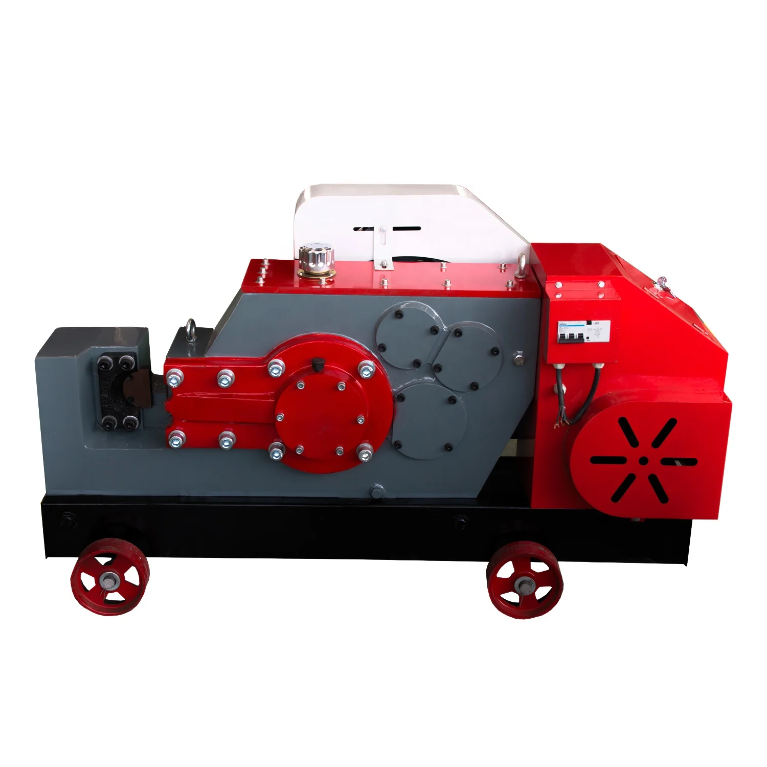 آلة قطع القضبان المعدنية GQ50 ذات الطراز الجديد مع براغي متينة مقاومة للاهتراء وعالية القوة لبناء البناء