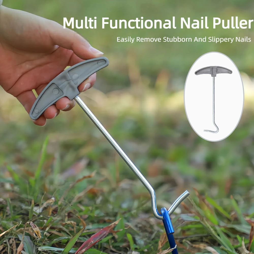 1Pc/4Pcs Zelt Peg Puller Werkzeug Heavy Duty Stahl Camping Stakes Remover Haken Heber für Markise Baldachin outdoor Wandern Ausrüstung