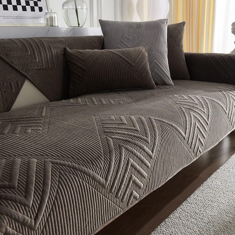 1PC Pet Friendly Quilted Sofa Cover Reversible Non-Slip Couch Cushion Protector Anti-Scratch Washable Furniture Cover for Home