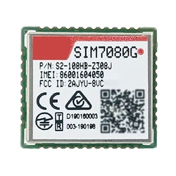 SIMCOM-CAT-M multibanda SIM7080G y nb-iot, solución de módulo de modo dual, tipo SMT, compatible con SIM868