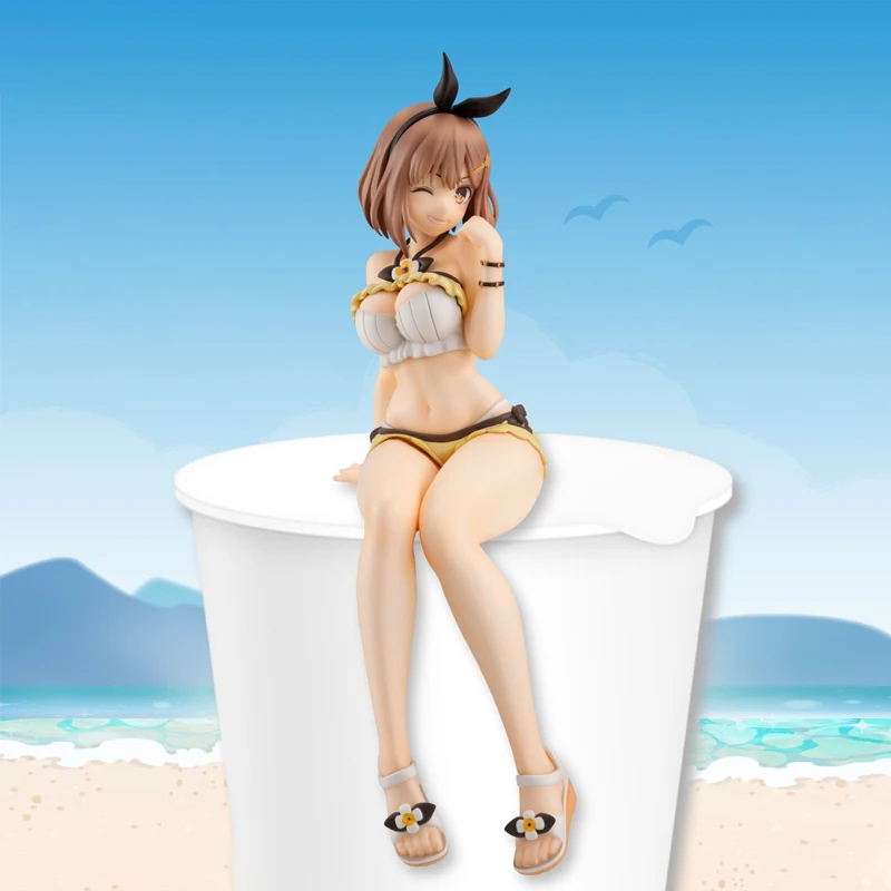 In Stock Original FuRyu Reisalin Stout ก๋วยเตี๋ยวรูปอะนิเมะรุ่นของเล่น Kawaii เดสก์ท็อปเครื่องประดับตกแต่ง 15 ซม.