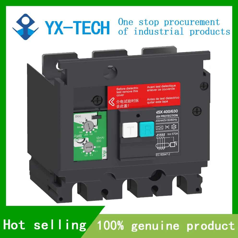 

In stock Schneider LV432464 Earth-leakage add-on protection module VigiPacT NSX 400/630 30mA to 30A 3P
