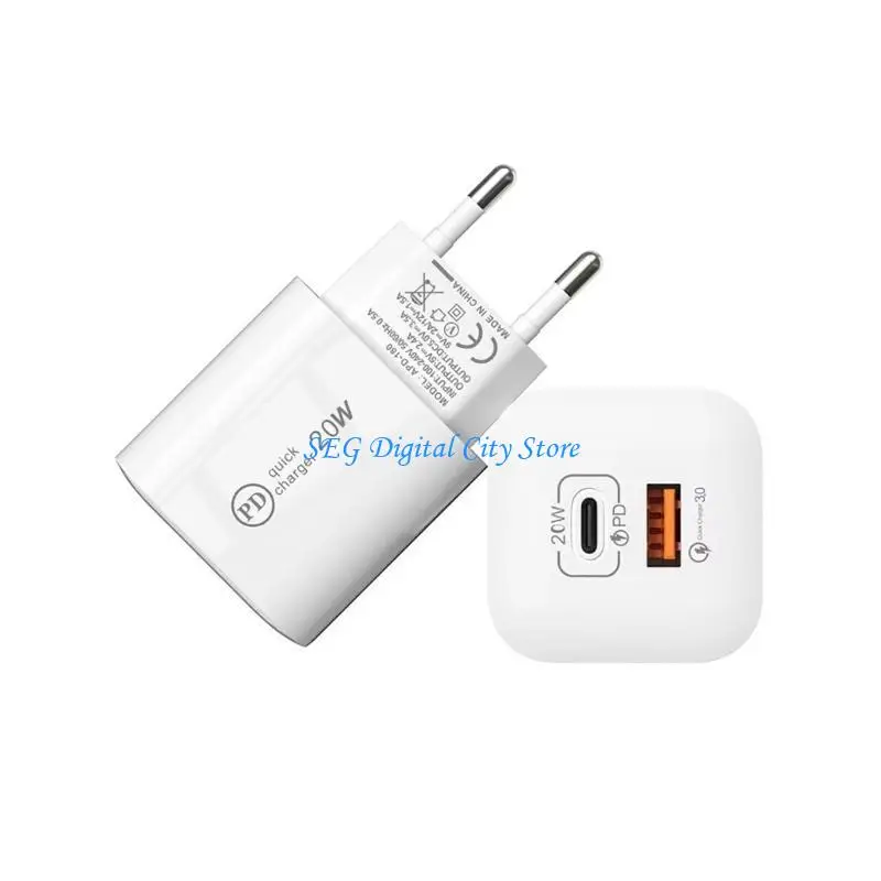 

U75B MultiFunction USB C Highly Speed Wall Charging Adapter for Various Devices DC5V2.40A 9V2A 12V1.5A Output