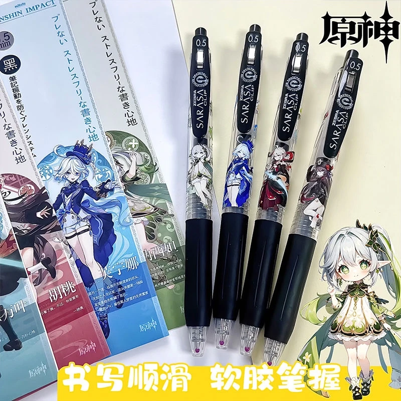 جينشين إمباكت فورينا كايديهارا كازوها هو تاو ناهيدا زملاء قلم جل لطيف قابل للسحب 0.5 مللي متر أداة كتابة رأس رصاصة