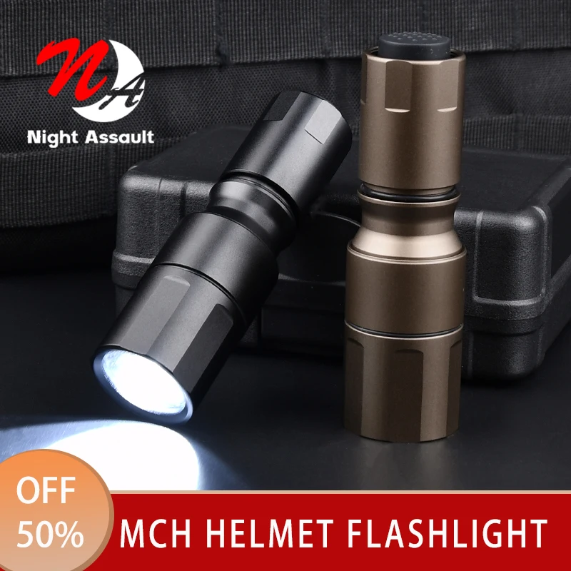 Cloud Defensive Tactical Handheld Helmet Support Weapon 1000Lumen Powerful Pistol Scout Light Wadsn Metal MCH Flashlight