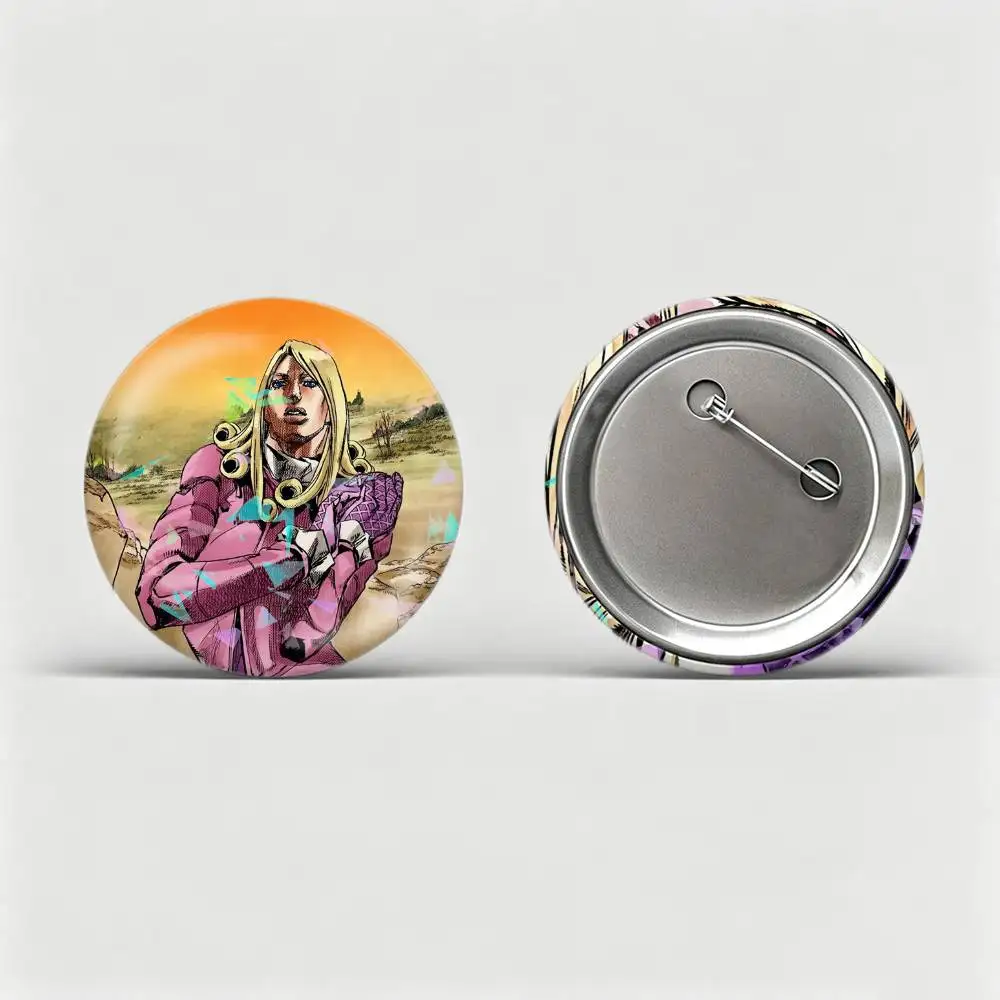 JOJO Valentine  Custom Tinplate Round Button Badge Pins Brooches