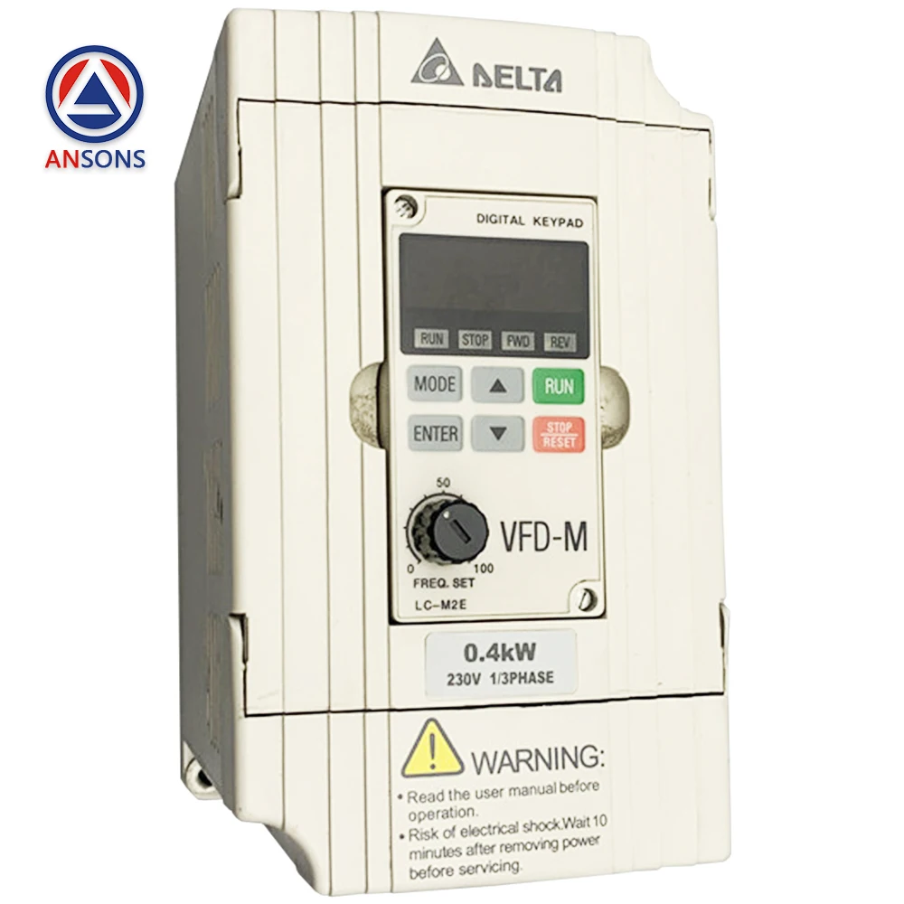 VFD004M21A VFD004M21B-D VFD-M 0.4KW DELTA Elevator Door Drive Door Machine Inverter Ansons Elevator Spare Parts