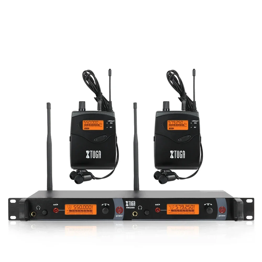 

Professional Wireless 2 Channel 2 Bodypack In Ear System