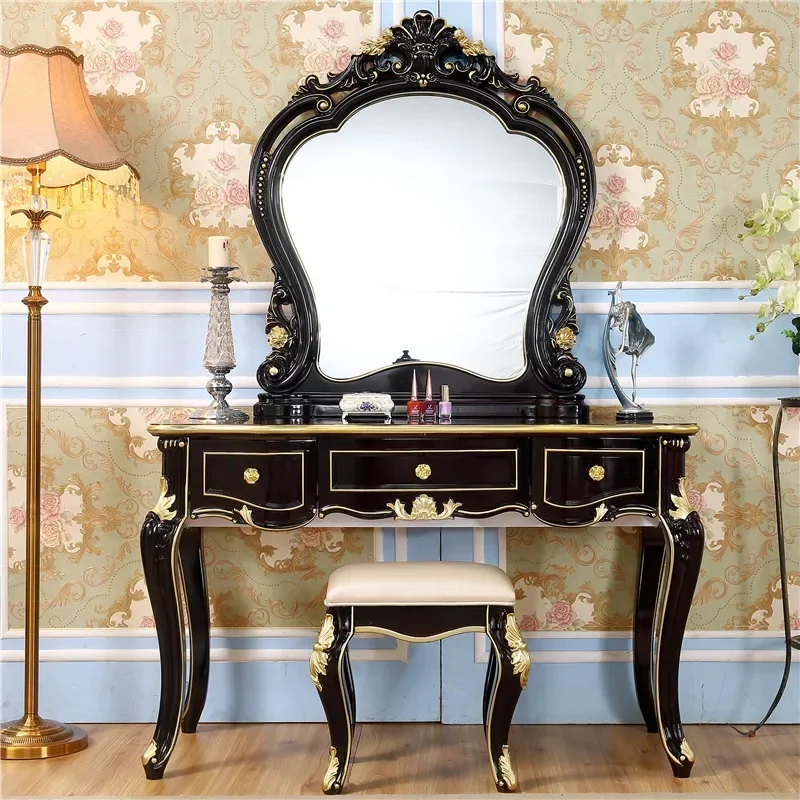 

European Modern Dressing Table Sets Nordic Storage Drawer Dressers Desk Cabinet Luxury Women Comoda Pra Quarto Bedroom Furniture