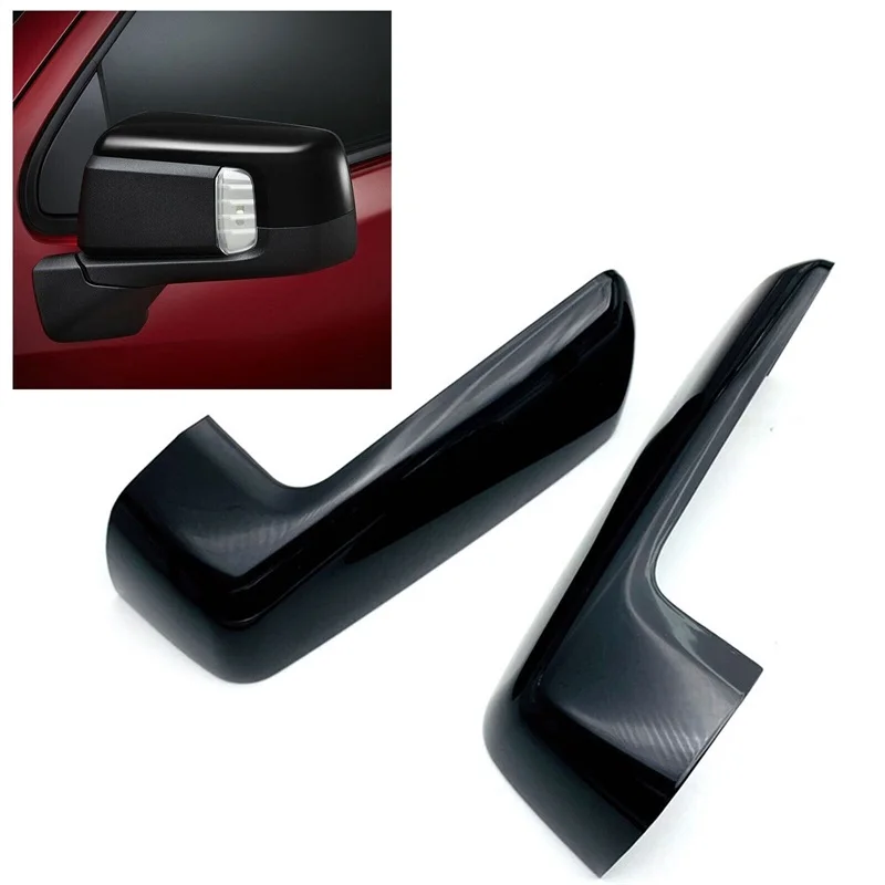 Carbon Fiber Rearview Mirror Cap Side Mirror Cover Trim For Chevrolet Silverado GMC Sierra 1500 2019 2020 2021 2022