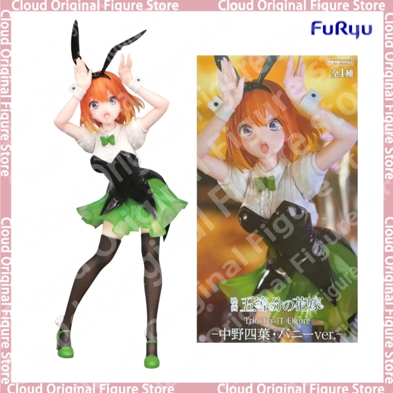 In Voorraad 100% Originele FuRyu De Typische Quintuplets Trio-Try-iT Figuur Nakono Yotsuba Bunny Girl-Anime Ornamenten Hobby