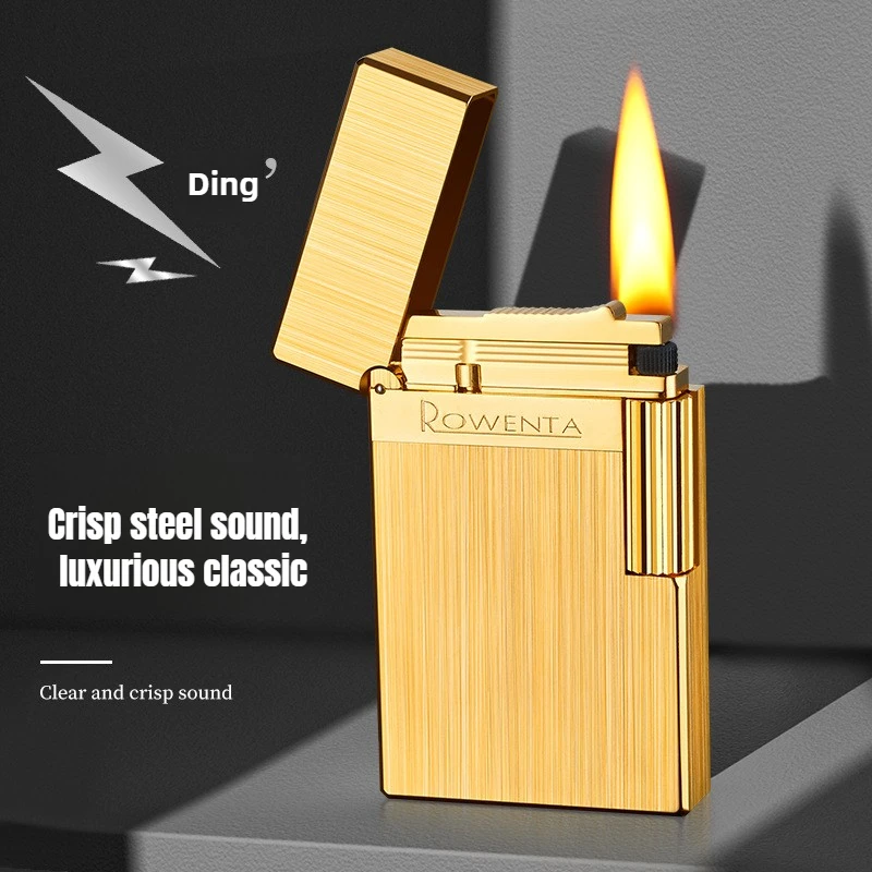 

Высококачественная латунная керосиновая зажигалка Good Lucky, оригинальная медная боковая мощная звуковая машина, процесс волочения проволоки, мужская зажигалка