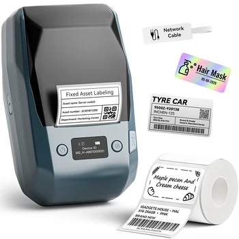 Niimbot M2 Portable Thermal Transfer Label Printer Multi-function Sticker Label Maker…