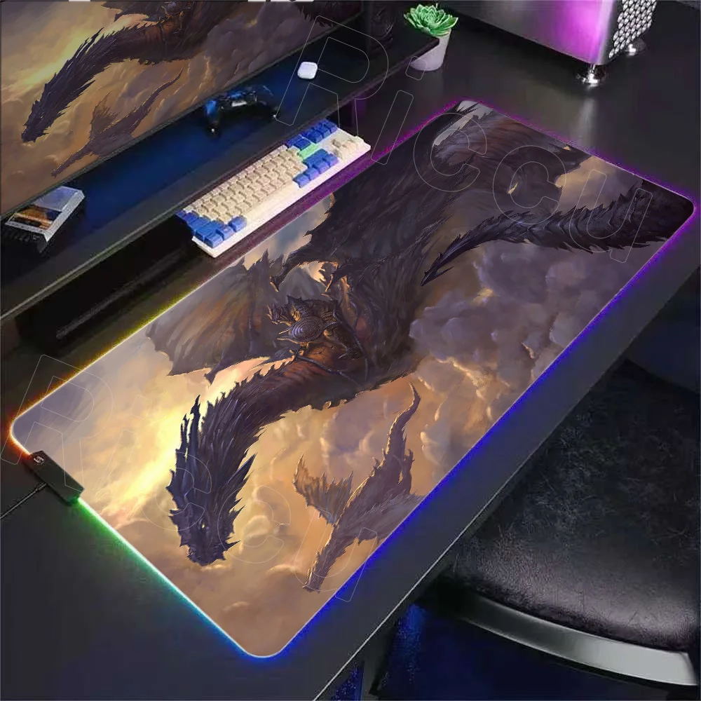 Big 1200×600mm DOTA 2 Large RGB Mouse Pad Laptop XXL Gaming Mousepad LED Mice Pad Gamer Carpet Mausepad PC Desk Mat with Backlit