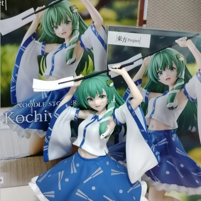 

FuRyu Authentic Touhou Project Sanae Kochiya Noodle Stopper Prize Figure In Stock Desktop Decor For Anime Collectors