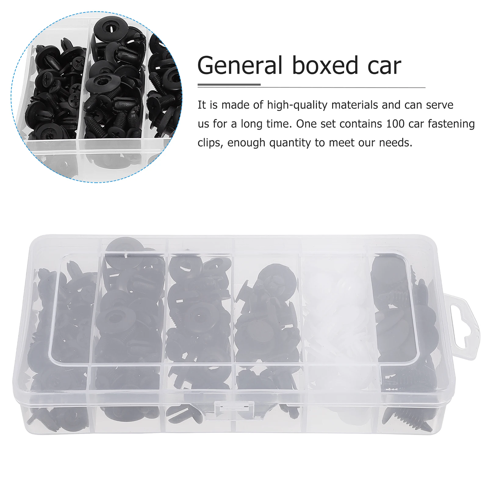 

Bumper Push Fasteners Car Driver Set Automotive Clips Kit Hexagon Nylon Body and