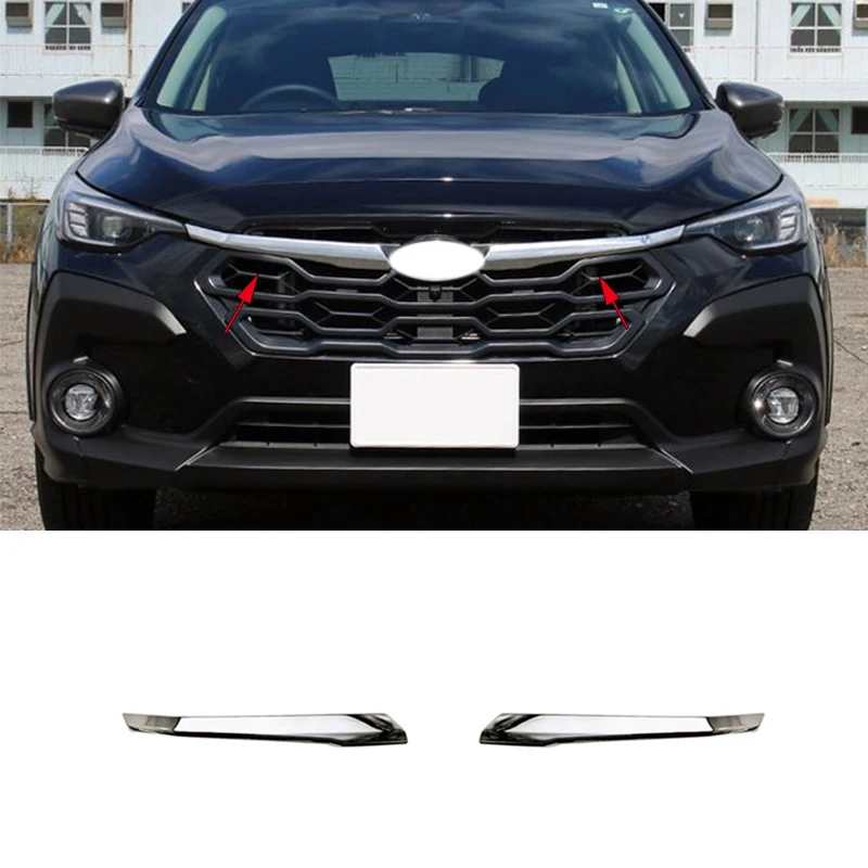 

FIT FOR Subaru Crosstrek GU 2024 2025 2026 ABS chrome Sand barrier strip Grille engine hood decoration molding Cover Trim
