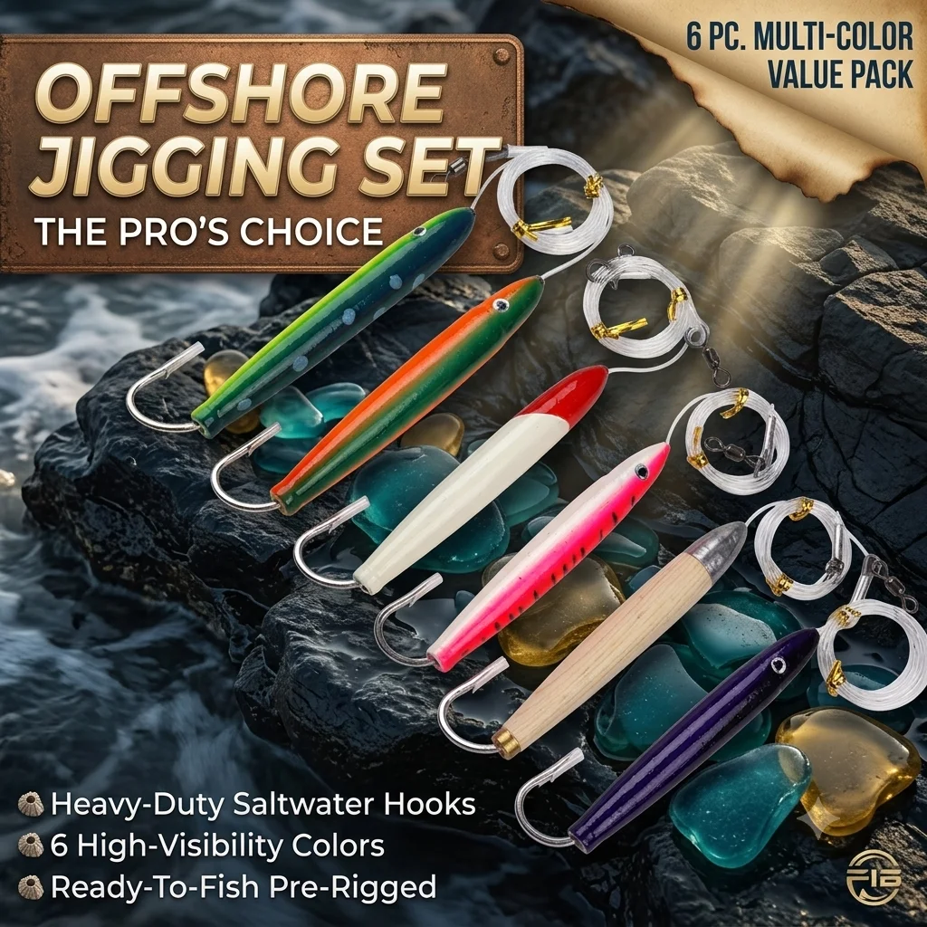 Fishing Hook Size - 나무 삼나무 플러그 트롤링 루어 6인치