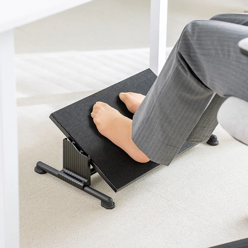 Ergonomic Adjustable Foot Rest for Pregnancy & Office Angle Anti-Slip Foot Stool Home Desk Comfort Floor Pedal