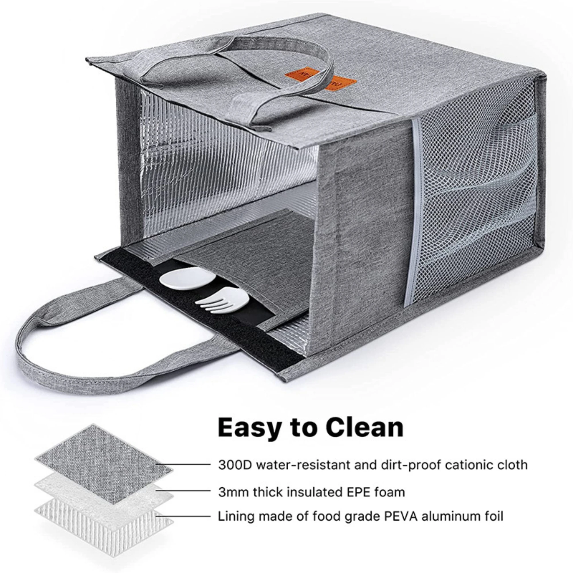 Large-capacity insulation bag out portable portable handheld insulation bag thickened aluminum film lunch bag lunch box