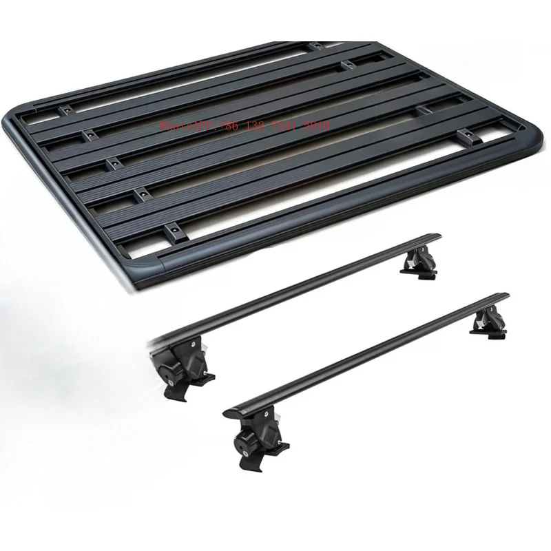 Specific roof extension platform frame crossbars for F150 roof racks
