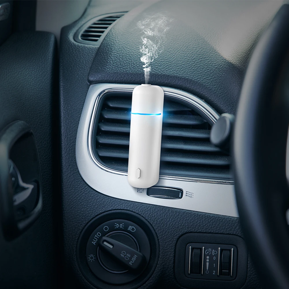 

SCENTA Top Sale USB Rechargeable Car Aroma Diffuser,Wholesale Mini Portable Car Vent Clip Diffuser