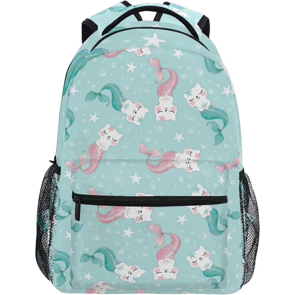 

Рюкзак с русалкой, школьная сумка с русалкой для девочек, сумка для начальной школы, детская сумка для книг, персонализированный дорожный рюкзак, 3-й, 4-й, 5-й