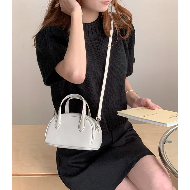 

Сумки из натуральной кожи для женщин, сумка через плечо, нишевая ретро-сумка из коровьей кожи, дизайнерская сумка-тоут