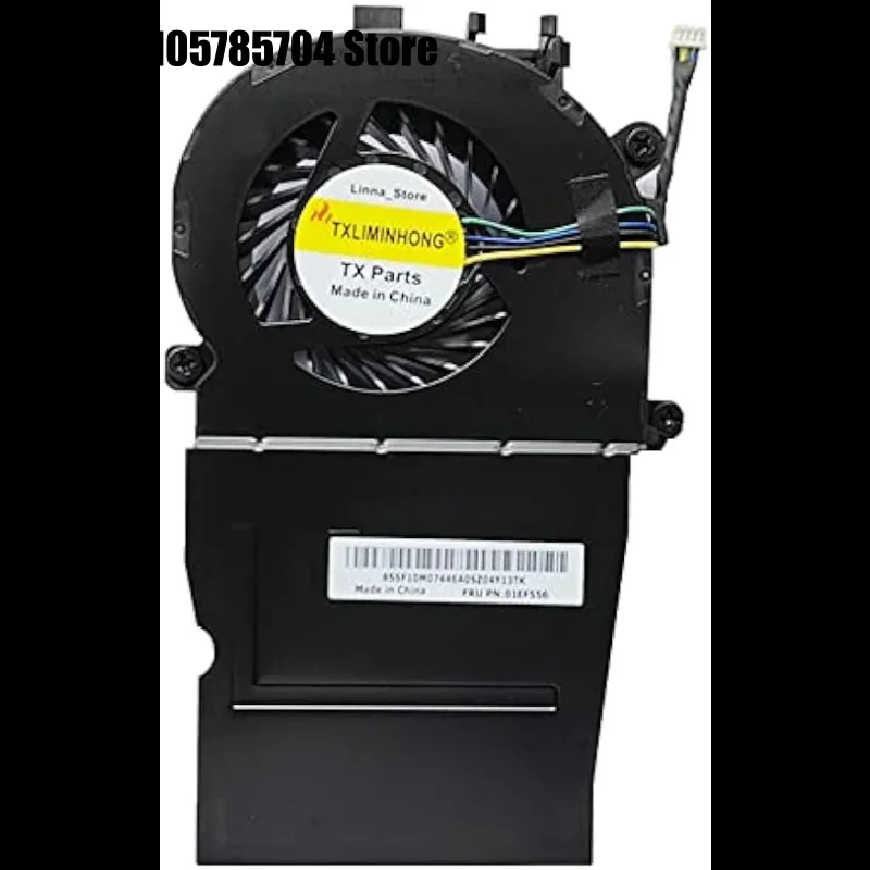 SS CPU Cooling Fan for Lenovo ThinkCentre M710q M910q M910X 01EF556 BAZA0815B2U P009 DC12V 0.8A(Note:not fit for 01MN630)