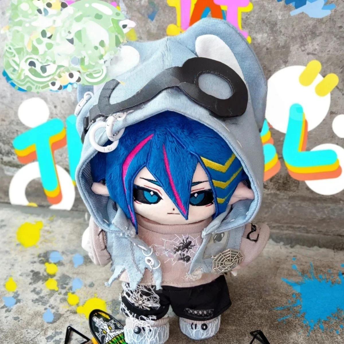 20cm AOTU Ninler Pluszowe Zabawki Miękki Korpus Przystojny Chłopak Cosplay Przebranie Ubrania Pluszaki Figurki Anime Prezent Urodzinowy