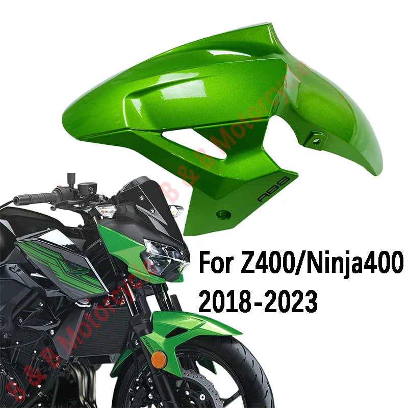 

For KAWASAKI Z400 Front Fender Ninja400 2018-2023 Motorcycle shell Accessories Front Fender Mudguard Tire Splash Mud Guard