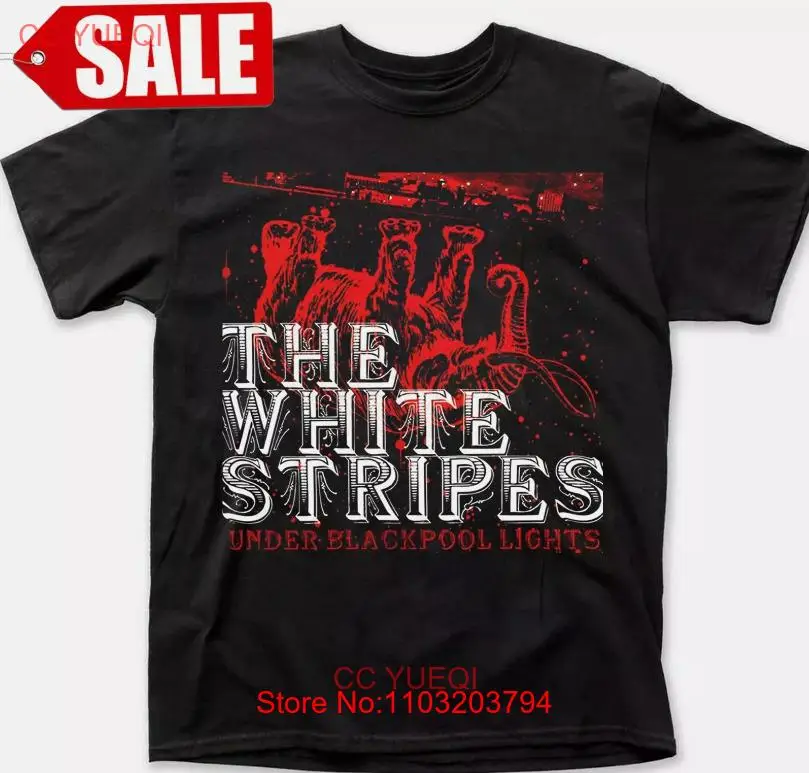 white stripes band TShirt Under Blackpool Lights BAND SHIRT ALL SIZE