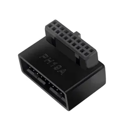 Angitu Usb3.019/20P 90 Graden Adapter Voor Laptop Computer Moederbord Usb 3.0 Hoek Extensie Adapter