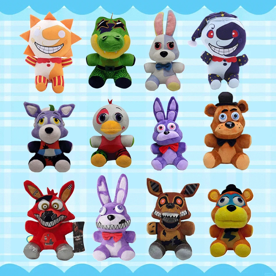 2026年新作 ナイトキュート ぬいぐるみ ゲームドール ボニーベア フォクシー 漫画風ぬいぐるみ フレディ おもちゃ 子供向けギフト