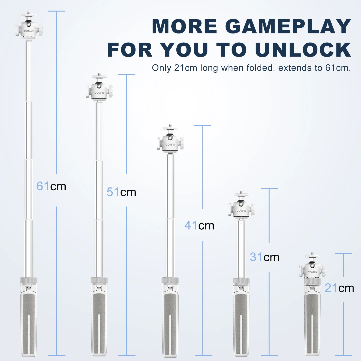 MT30Pro Tragbare Telefon Halter Stativ Professionelle Fotografie Selfie Stick Stativ