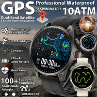 2025 New For Xiaomi GPS Sports Smart Watch 10ATM Waterproof Built-in Dual-Band GNSS Compass Altimeter Military Grade Smartwatchs