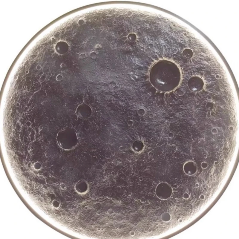 

3D three-dimensional relief moon light background wall wall light creative Internet celebrity outdoor moon decoration mural ligh