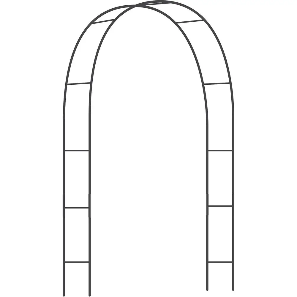 

Ботаническая арка для сада R07707, пергола-арка с декоративной вьющейся растительностью Sweng, 14,5 дюймов (Д) x 55 дюймов (Ш) x 86,6 дюймов (В), черная