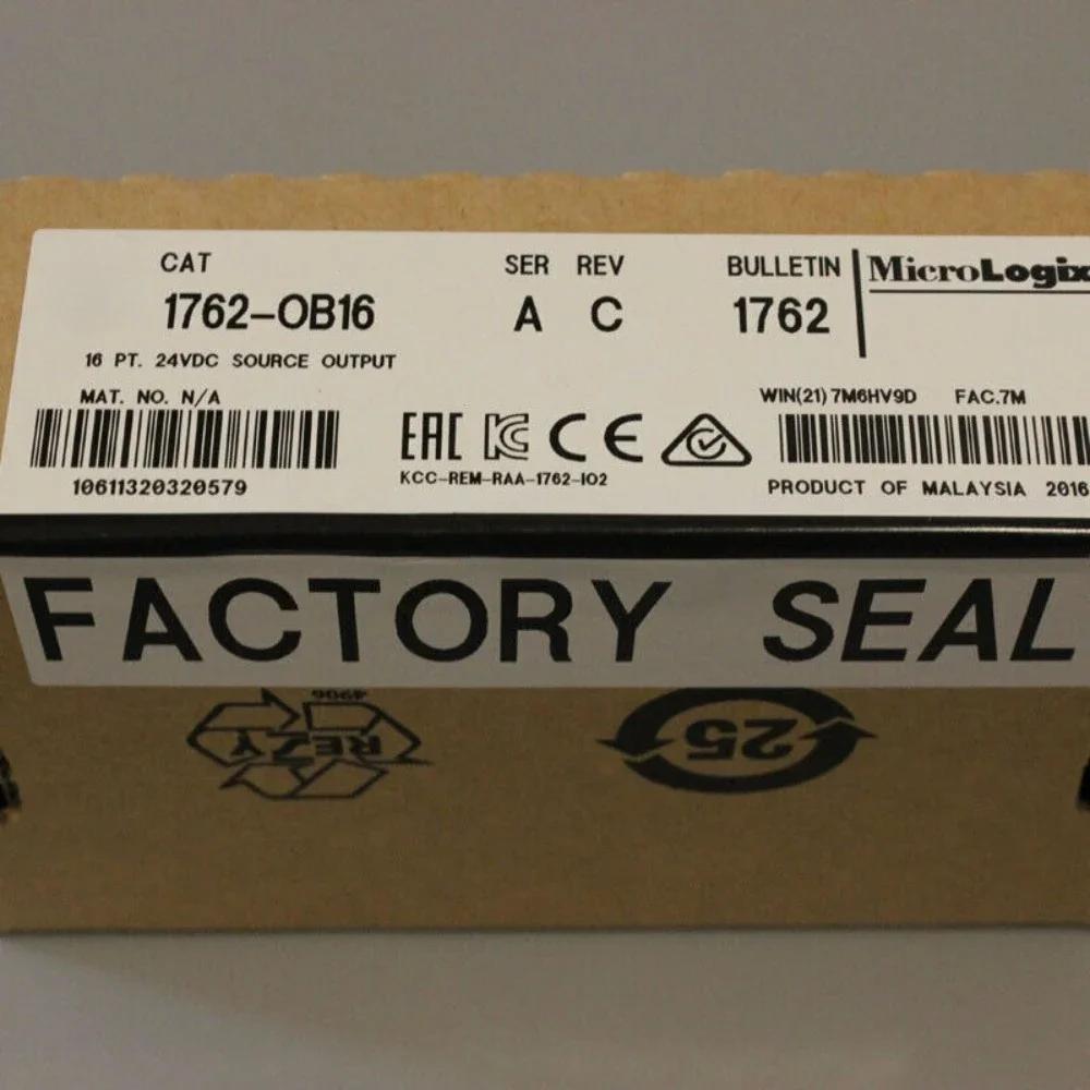 

New Factory Sealed 1762-OB16 SER A 24VDC MicroLogix Output Module 1762OB16